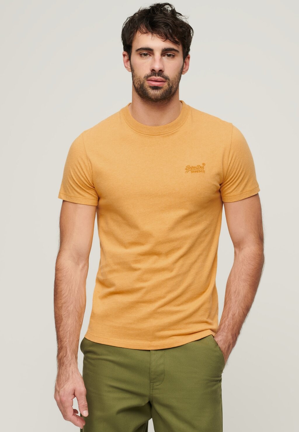 

Базовая футболка VINTAGE LOGO Superdry, желтый