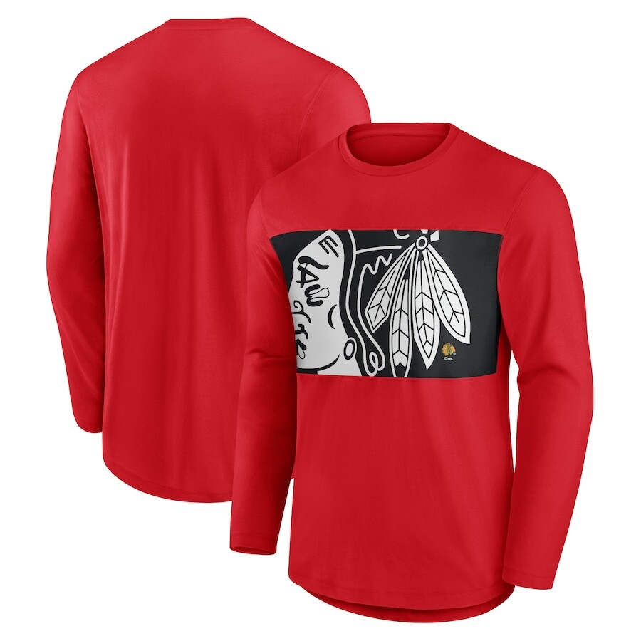 

Футболка с длинным рукавом Fanatics Branded Chicago Blackhawks