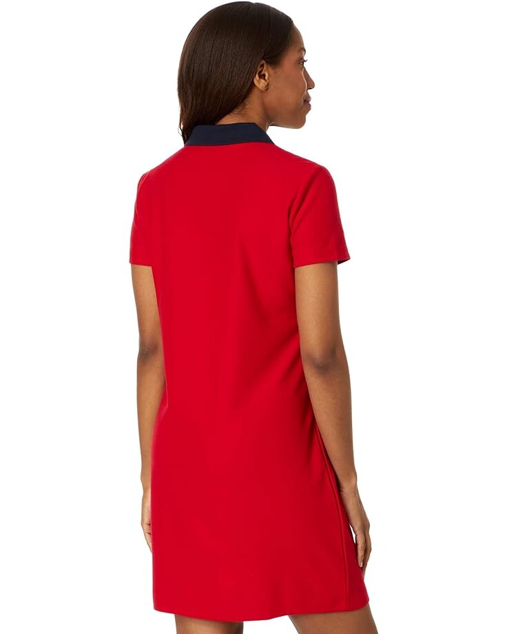 

Платье Tommy Hilfiger Chevron Colorblock Polo Dress, цвет Scarlet
