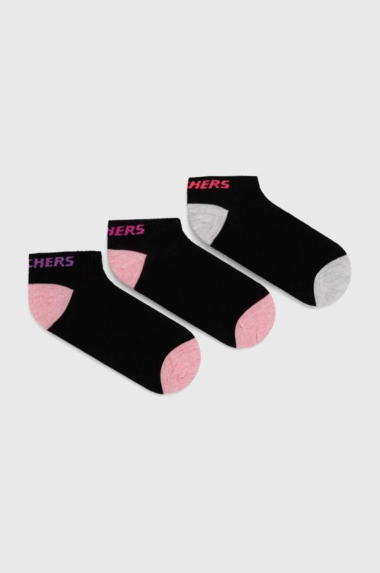 цена Детские носки Skechers (3 шт.), черный