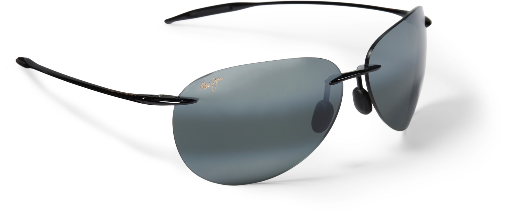 Поляризованные солнцезащитные очки Sugar Beach Maui Jim, черный солнцезащитные очки fedrov авиаторы оправа металл поляризационные черный