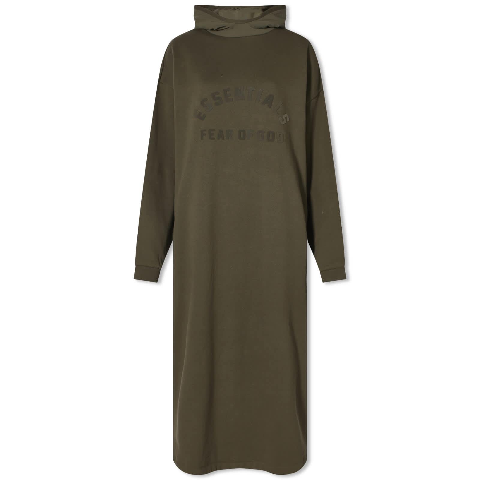 

Платье Fear Of God Essentials Nylon Fleece Hooded, цвет Ink