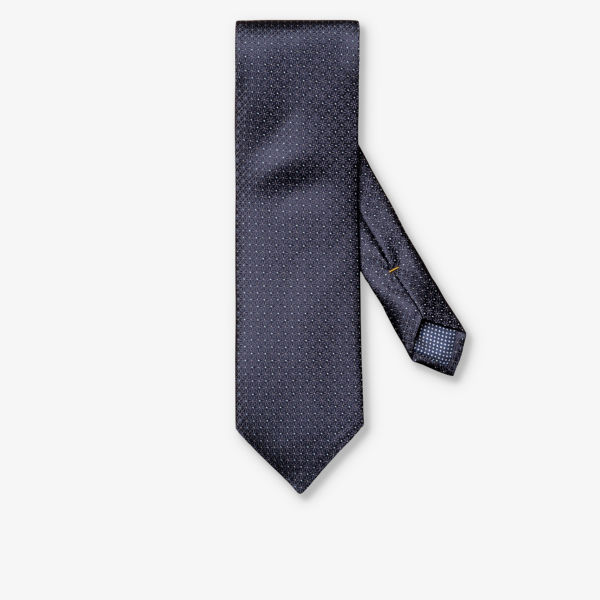 Шелковый галстук с цветочным принтом Eton, синий