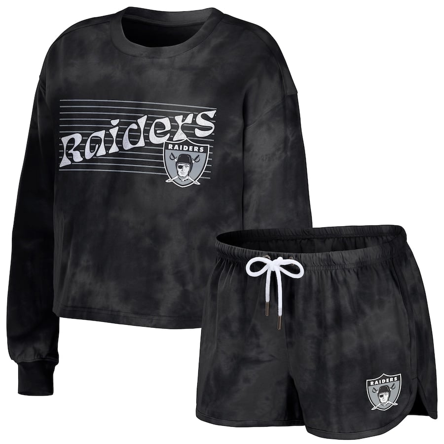 

Пижамный комплект WEAR by Erin Andrews Las Vegas Raiders, черный