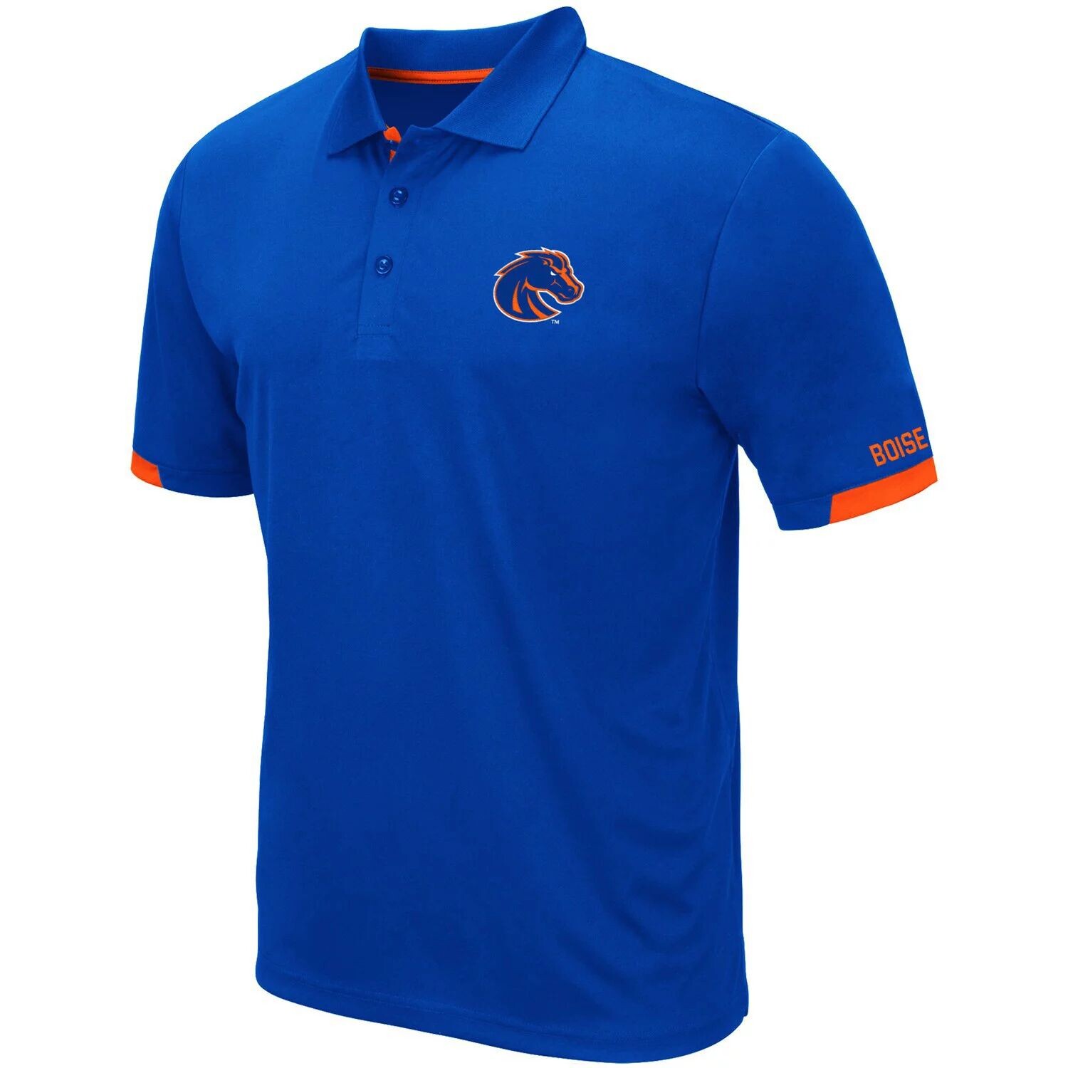 

Мужская футболка-поло Colosseum Royal Boise State Broncos Santry с логотипом