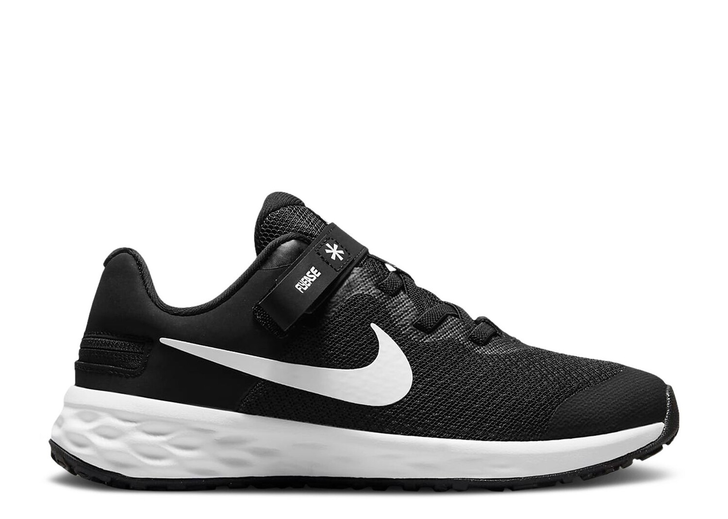 

Кроссовки Nike Revolution 6 Flyease Ps 'Black White', черный