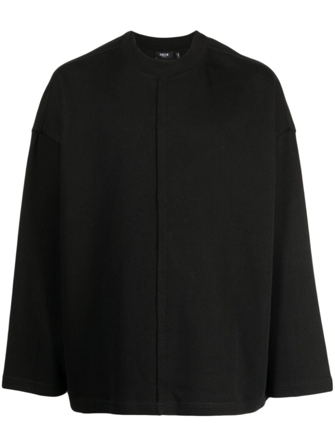 

Five Cm crew-neck cotton sweatshirt, черный