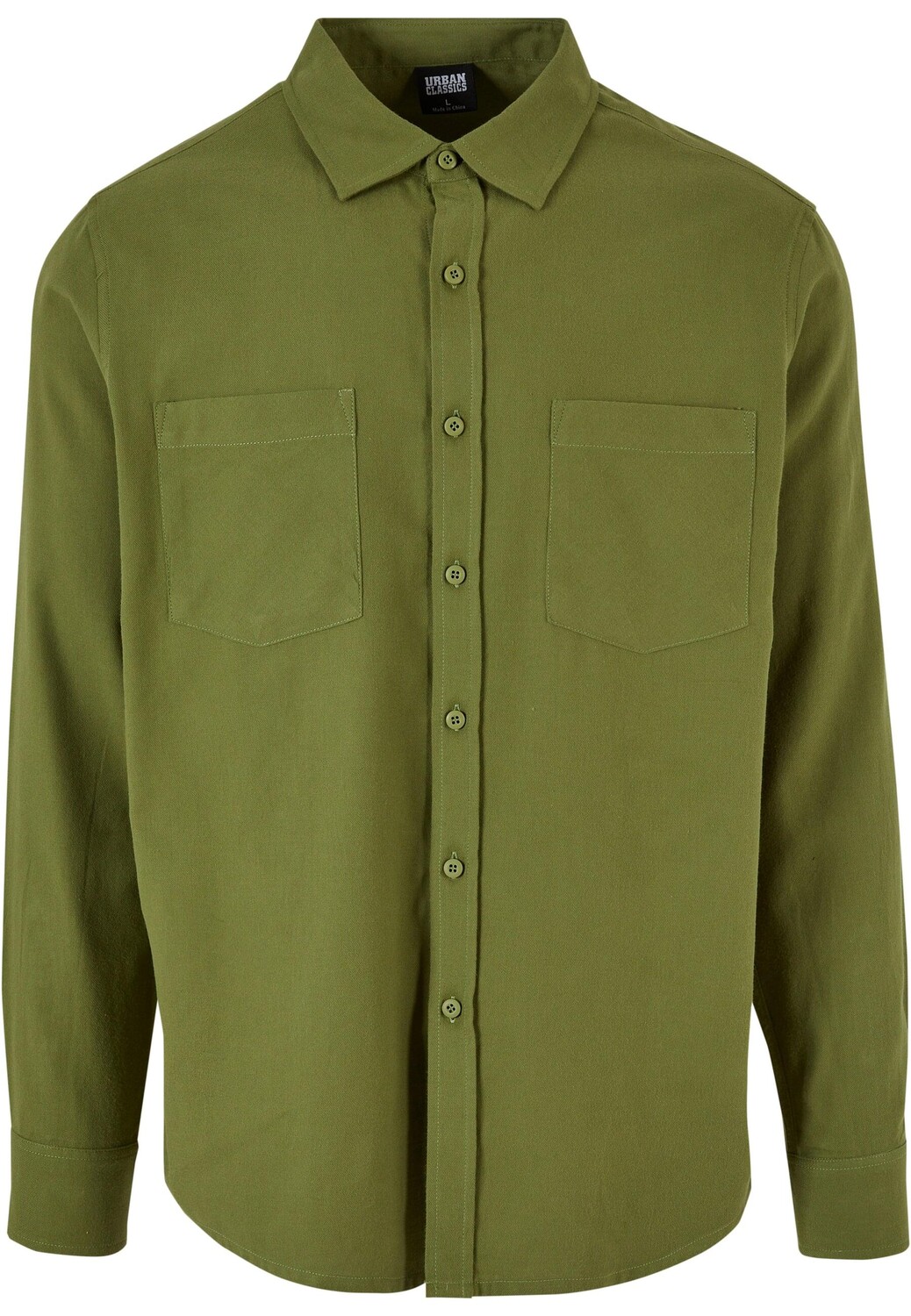 

Футболка Urban Classics Flanell Hemden, зеленый