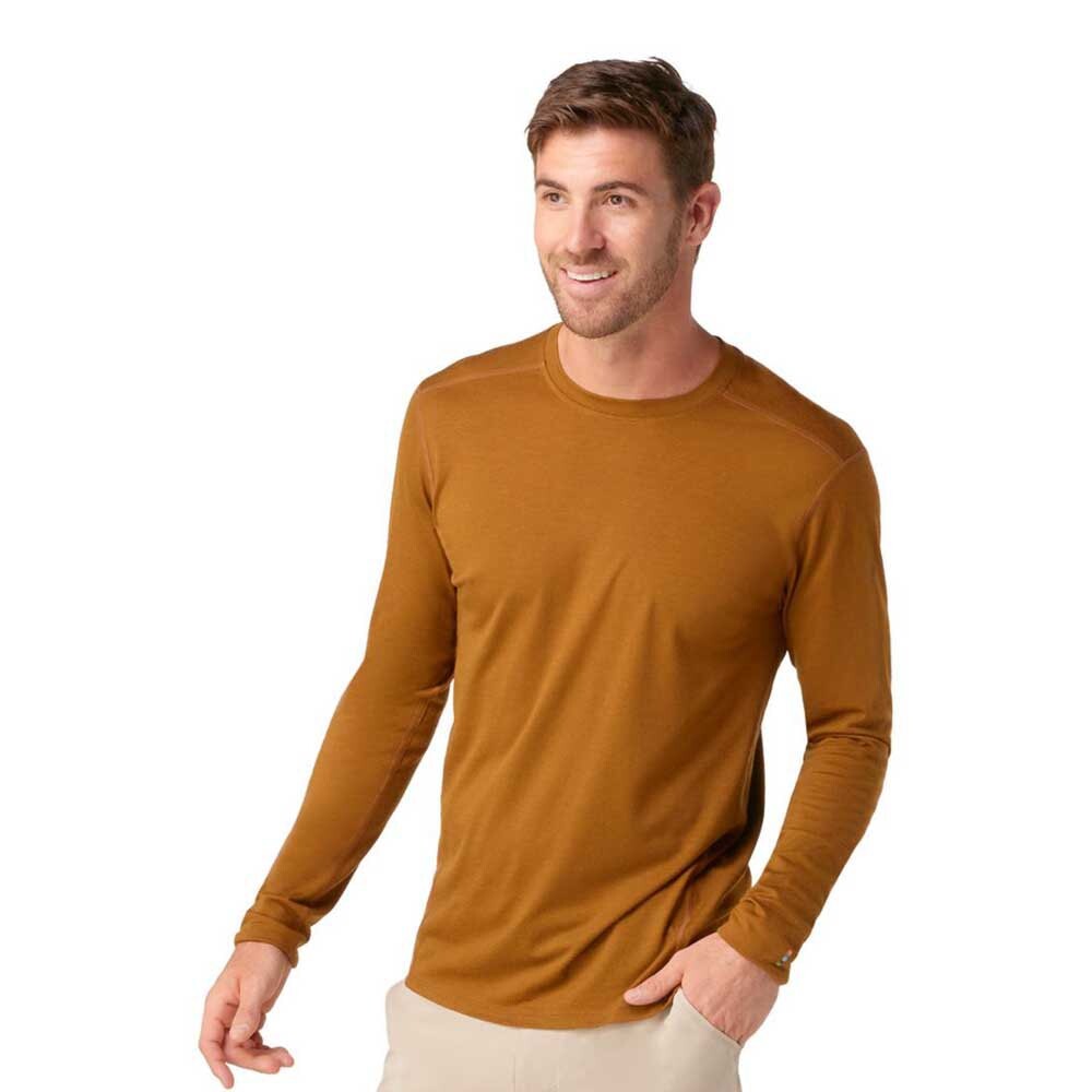 

Футболка с длинным рукавом Smartwool Classic All-Season Merino, коричневый
