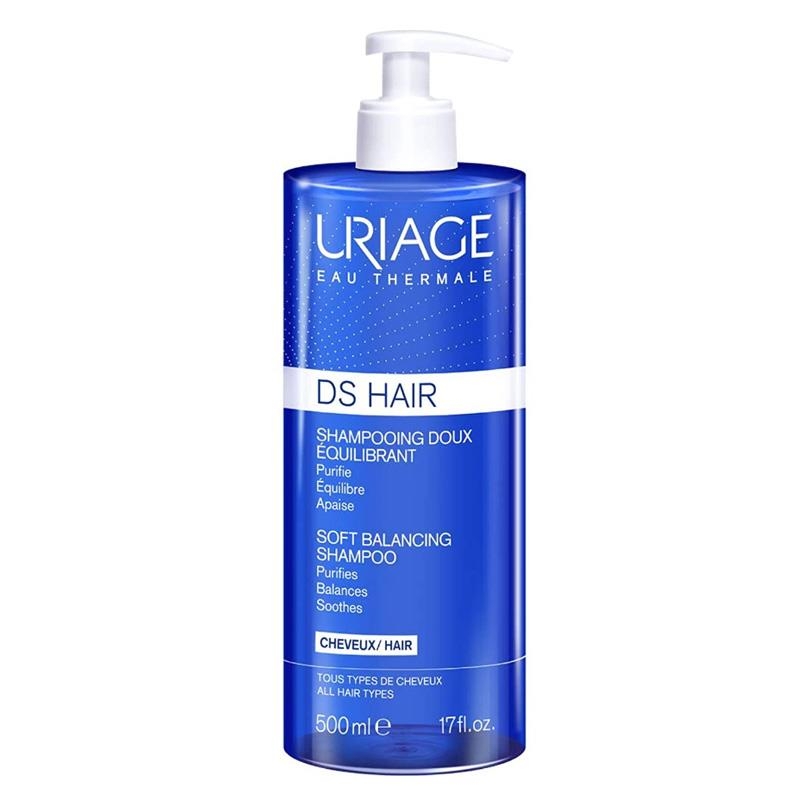 Uriage DS Hair Soft Балансирующий шампунь 500 мл uriage шампунь ds балансирующий 50 мл