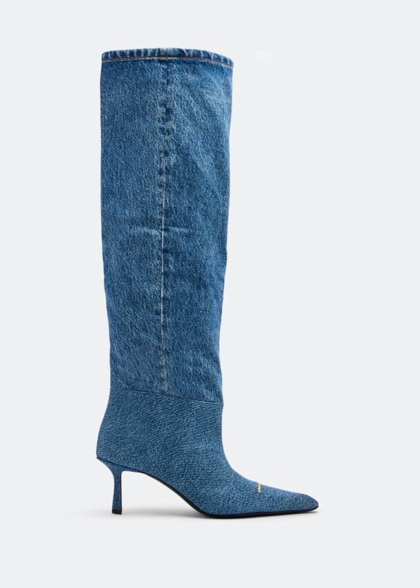 

Ботинки Alexander Wang Viola 65 Slouch, синий