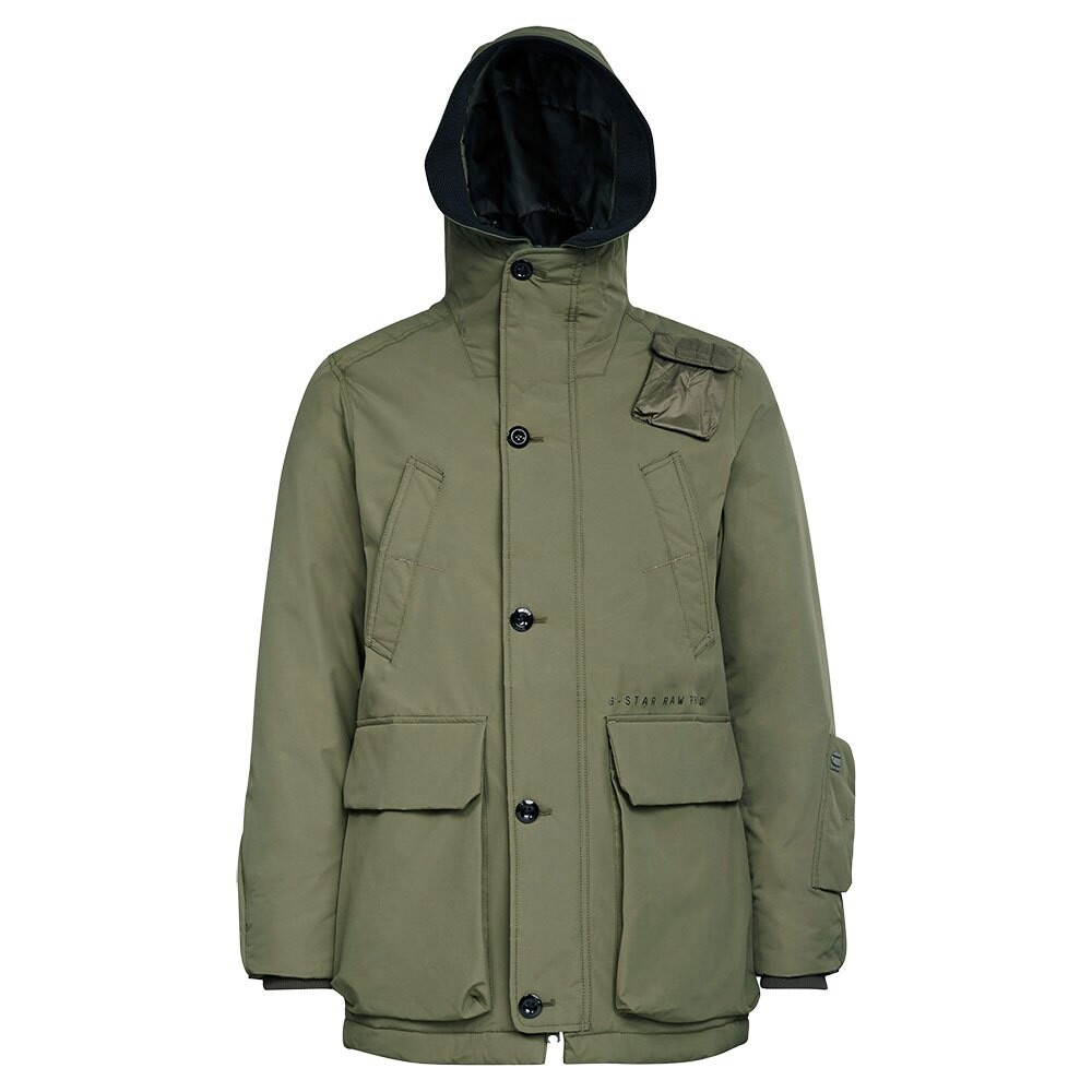 

Парка G-Star Vodan Padded Hoodie, зеленый