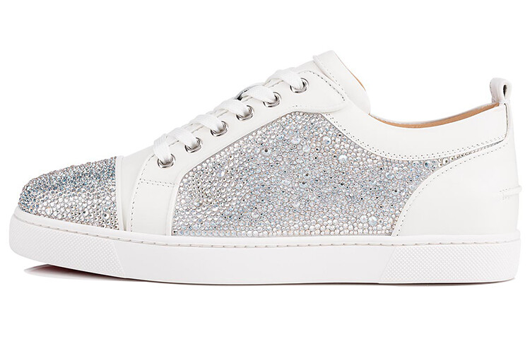 

Кроссовки Christian Louboutin Skateboarding Female, белый/серебристый