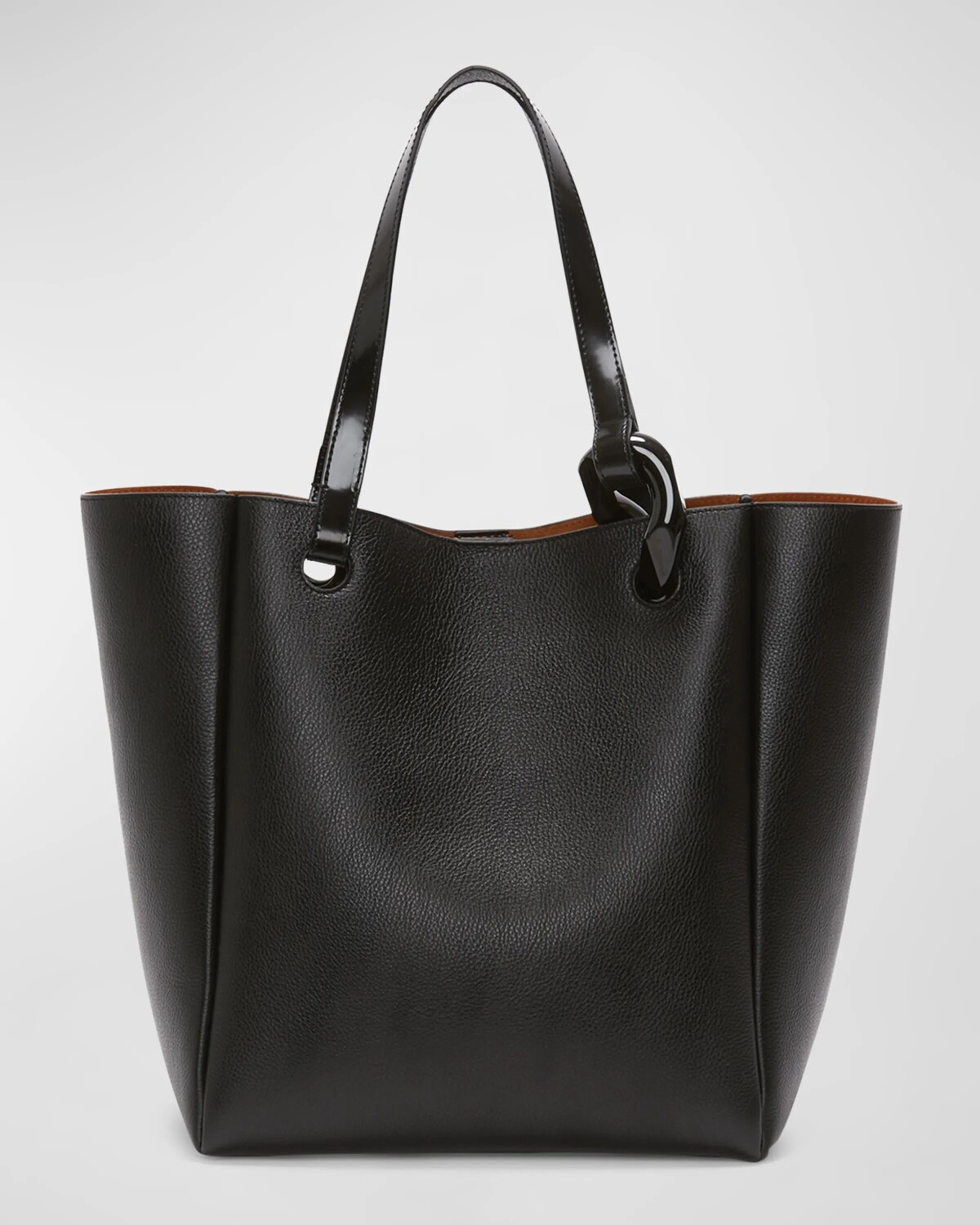 

Кожаная большая сумка JWA Corner JW Anderson, цвет Black