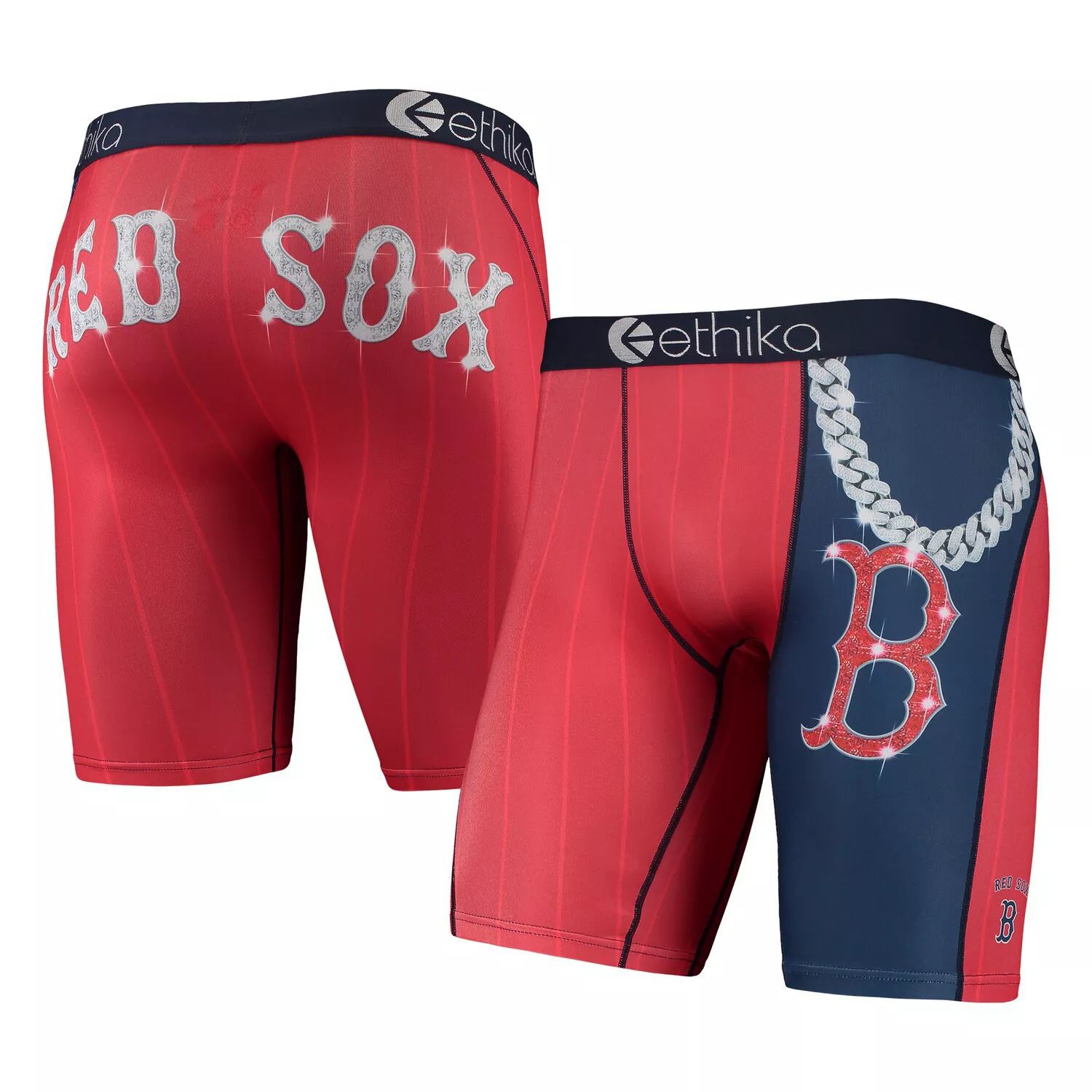 Мужские боксеры Ethika Red Boston Red Sox Slugger