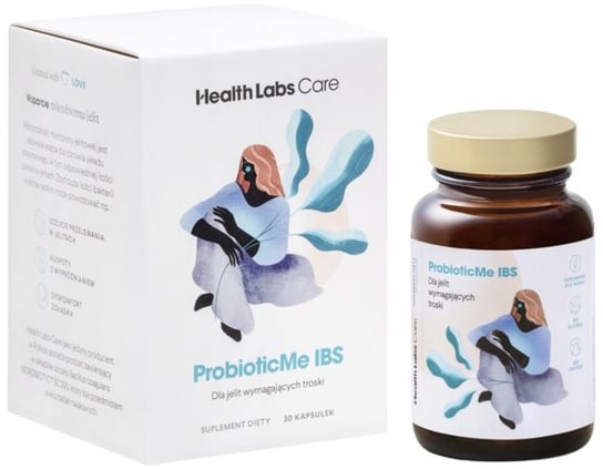 HealthLabs, Пробиотик Ibs, пищевая добавка, 30 капсул.