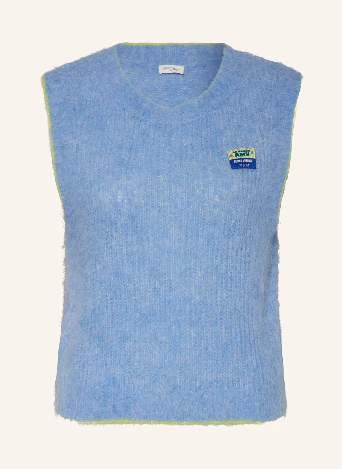 

Жилет-свитер из альпаки American Vintage, зеленый