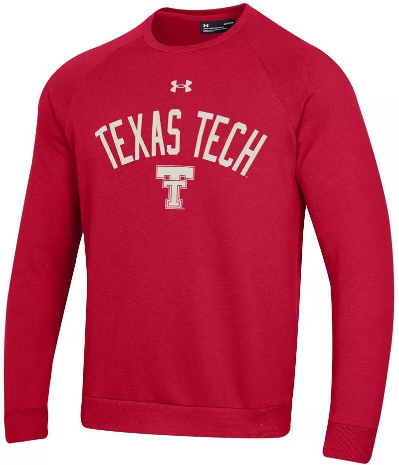 

Мужская красная флисовая толстовка Under Armour Texas Tech Red Raiders на весь день