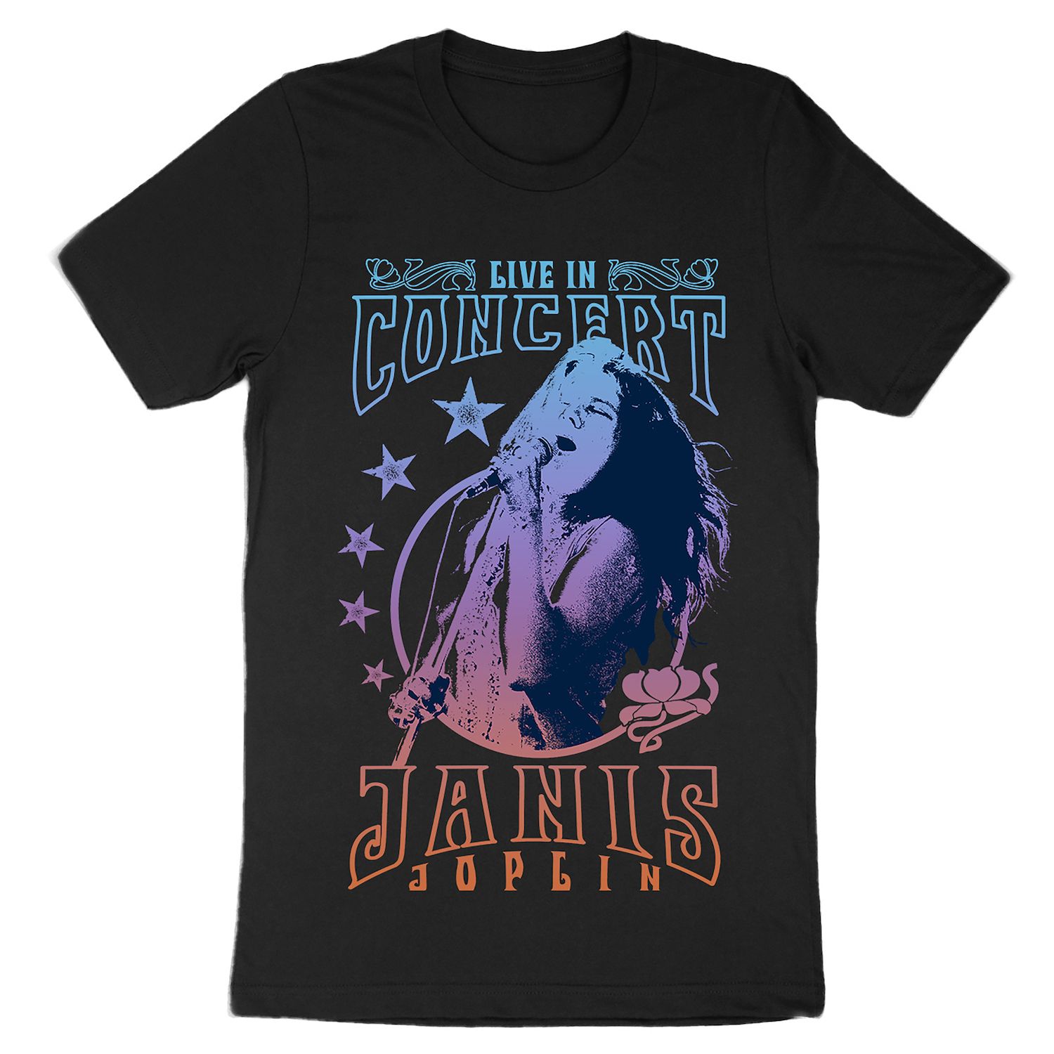 Мужская концертная футболка Дженис Джоплин Licensed Character