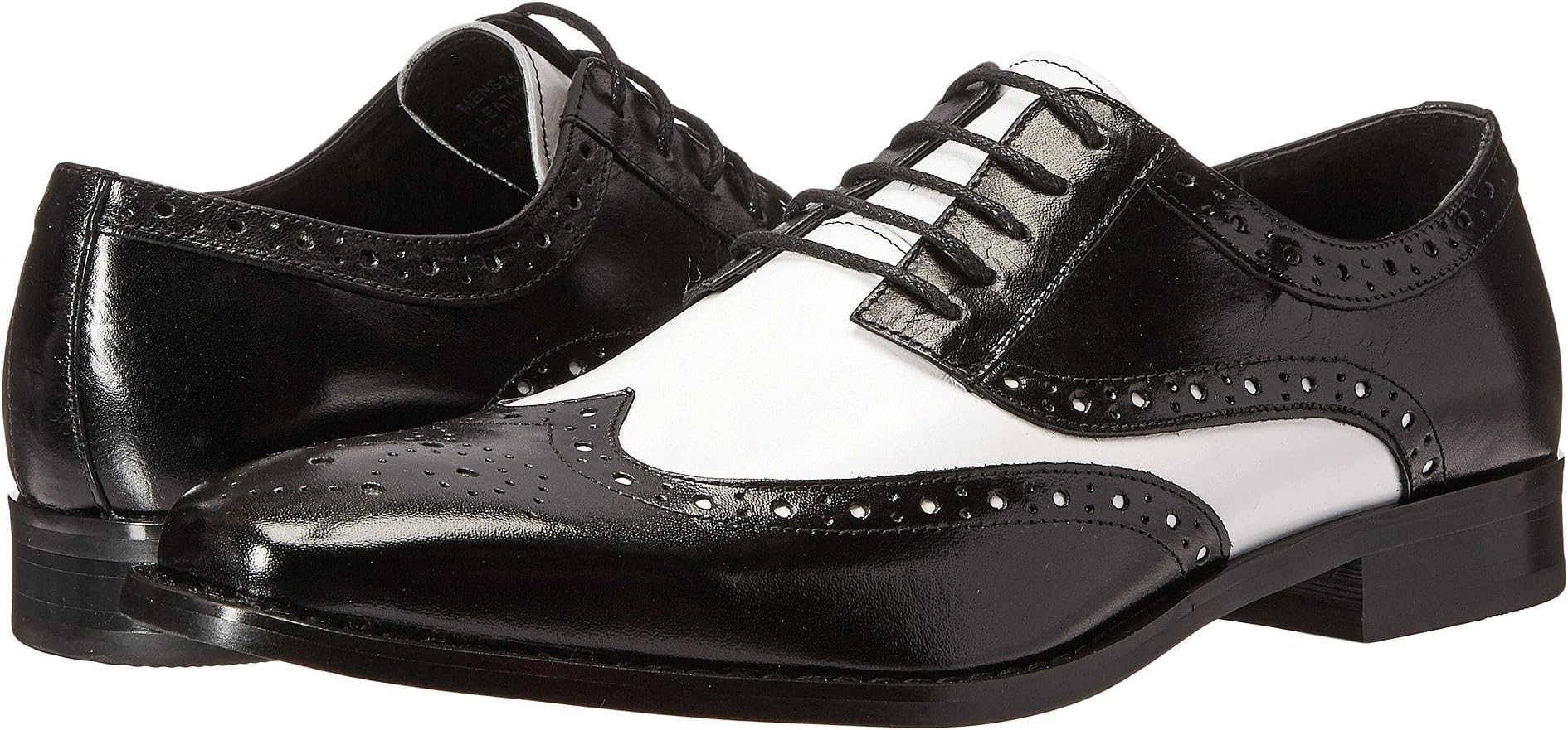 

Оксфорды Stacy Adams Tinsley Wingtip Oxford, цвет Black/White