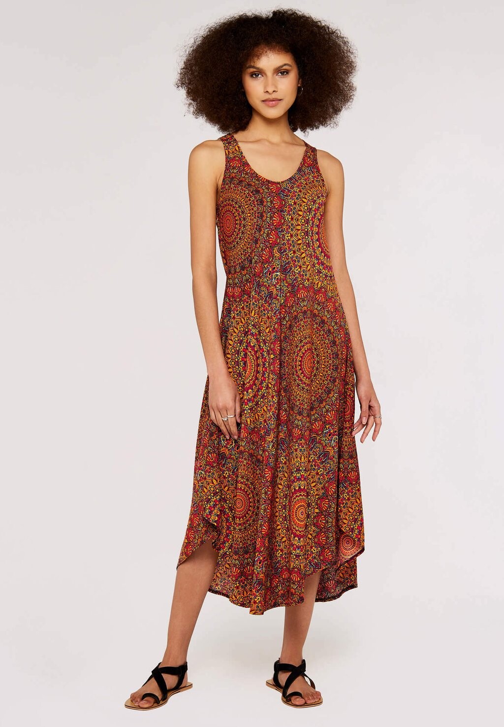 

Платье летнее Moroccan Mandala Apricot, красный
