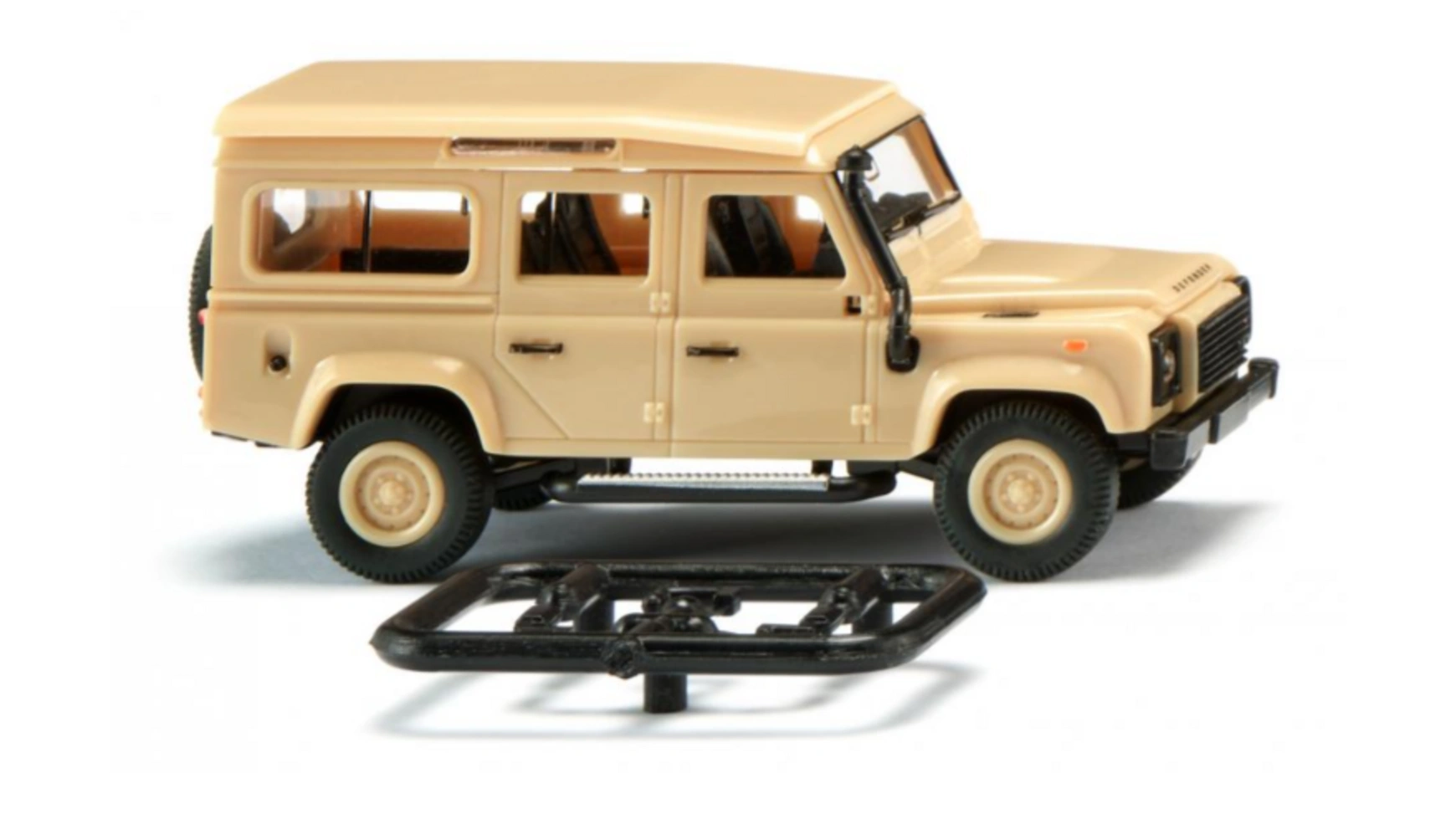 Wiking 1:87 Land Rover Defender 110 бежевый 1 24 land rover range rover suv alloy car mode diecasts