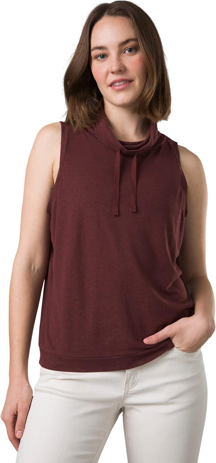 

Майка Cozy Up Barmsee Tank Prana, цвет Cacao Heather
