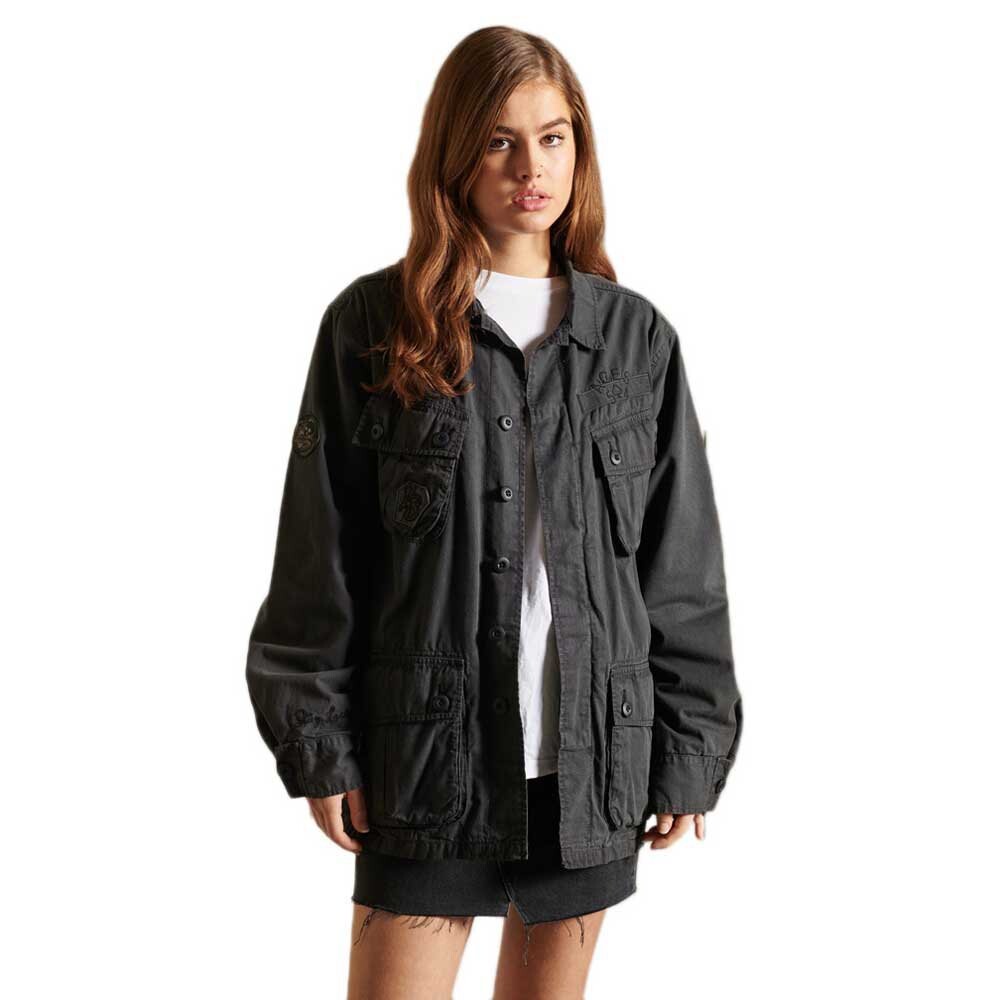 

Куртка Superdry Oversized Combat, серый