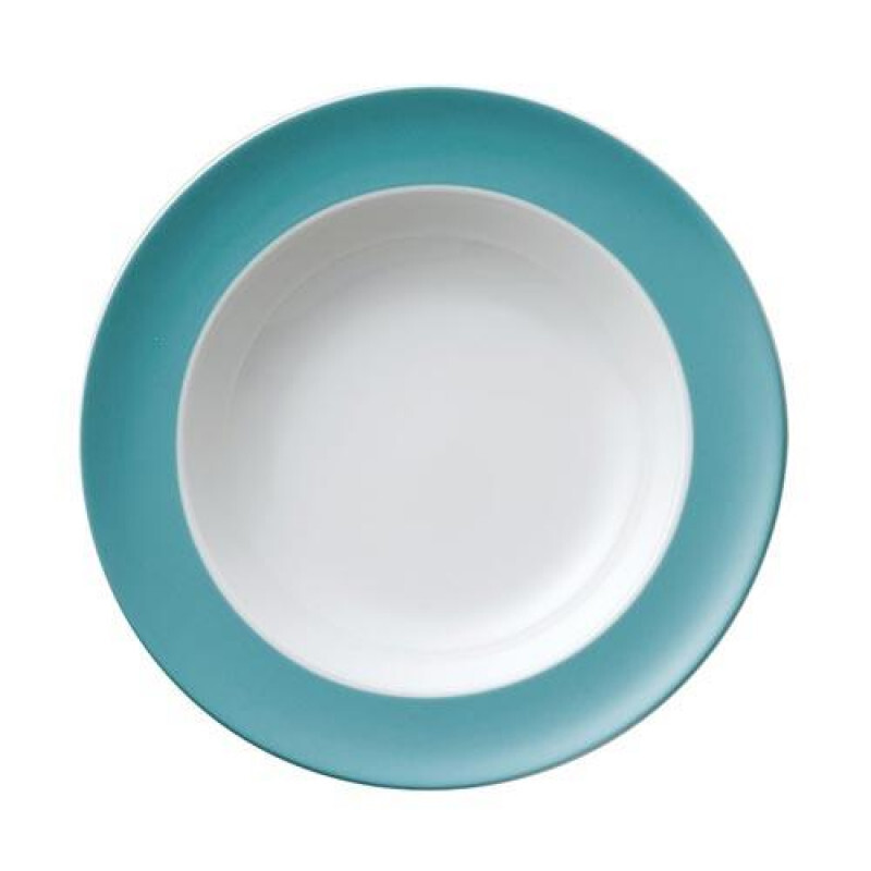 

Суповая тарелка Sunny Day Turquoise 23 см Thomas, белый/бирюзовый