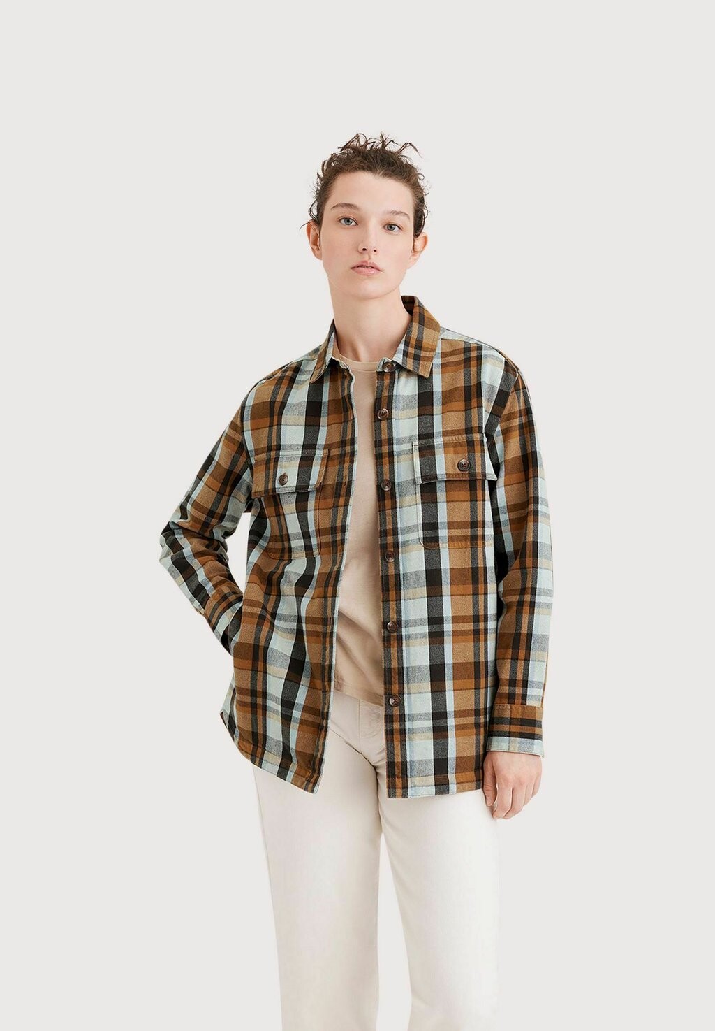 

Летняя куртка DOCKERS, коричневый