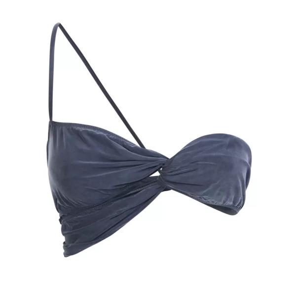 

Футболка navy le bandeau espelho top Jacquemus, синий