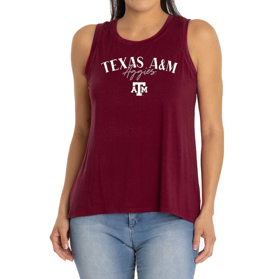 

Топ Flying Colors Apparel Texas A And M Aggies, бордовый