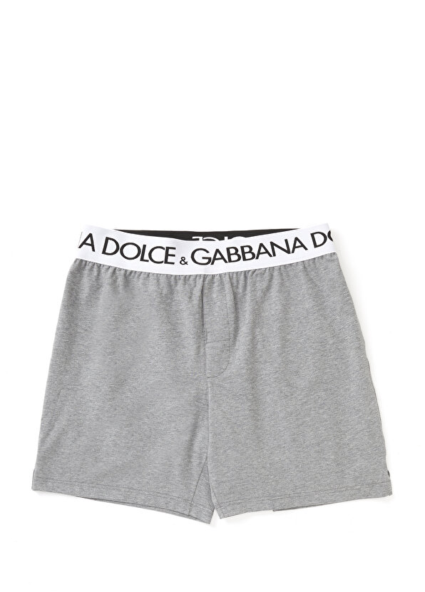 

Серые боксеры с лентой с логотипом на талии Dolce&Gabbana