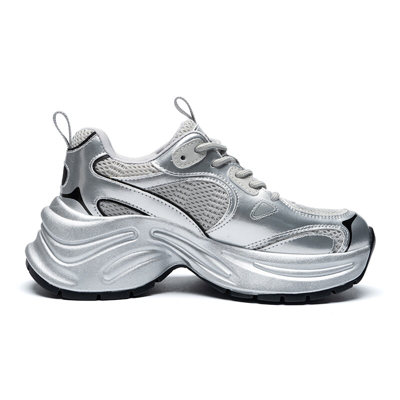 

Кроссовки ZHR Chunky Sneakers Women's Low-top, серебряный