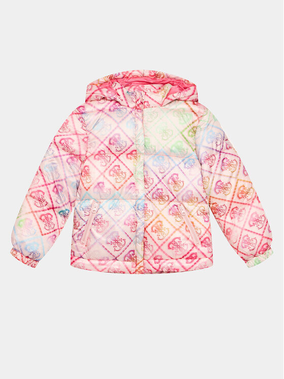 

Переходная куртка стандартного кроя Guess, розовый