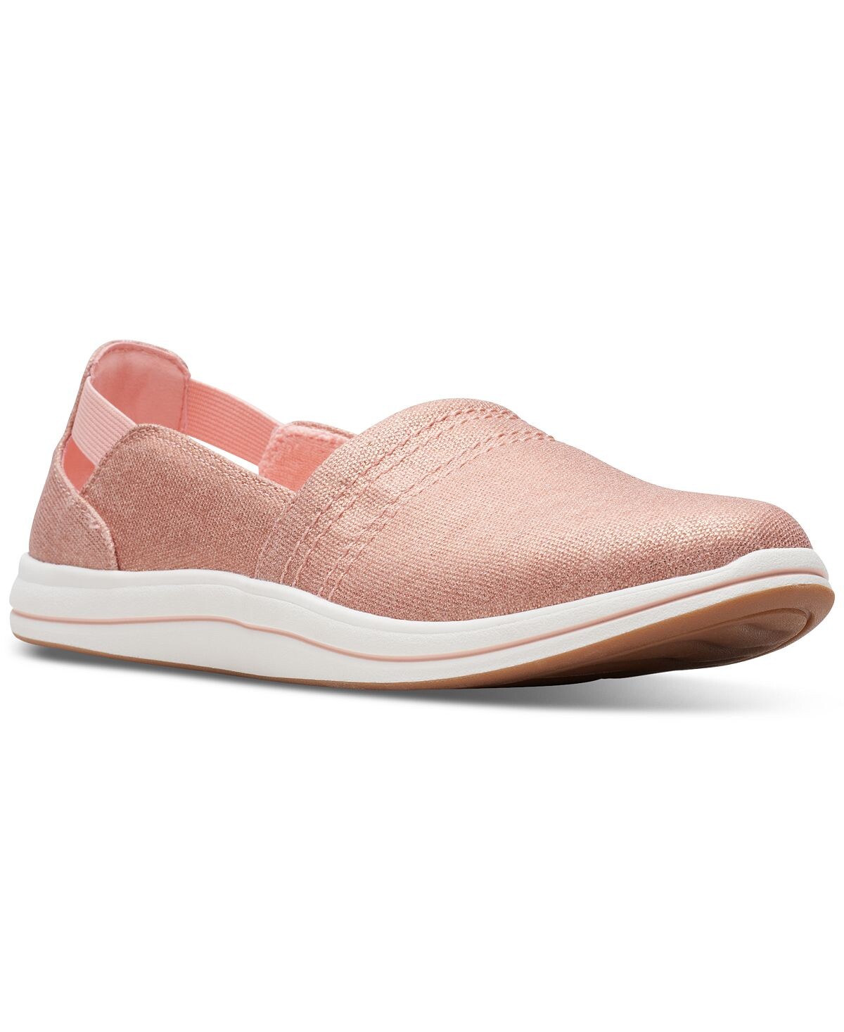 

Женские слипоны Cloudsteppers Breeze Step II Clarks, розовый