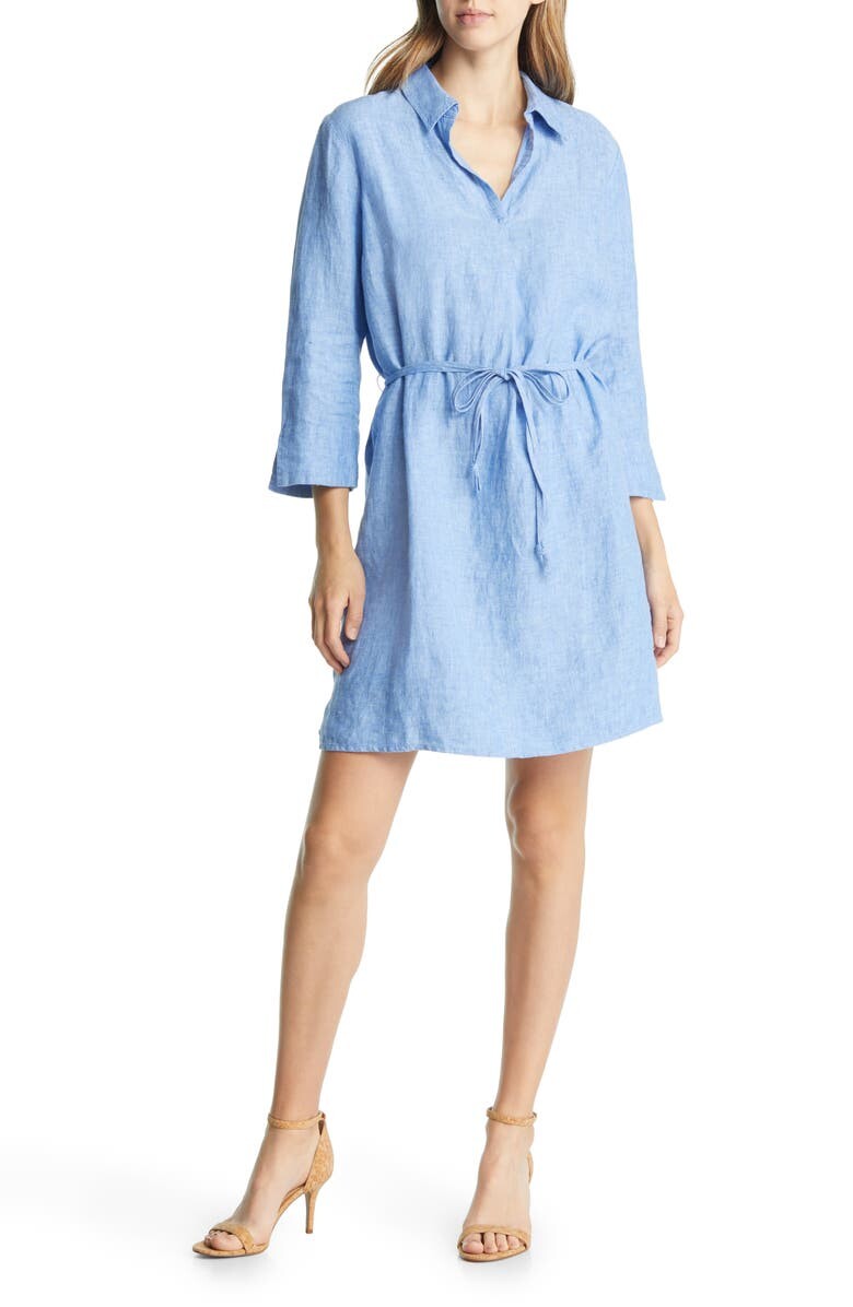 

Льняное платье с вырезом-лодочкой Pilar LILLY PULITZER