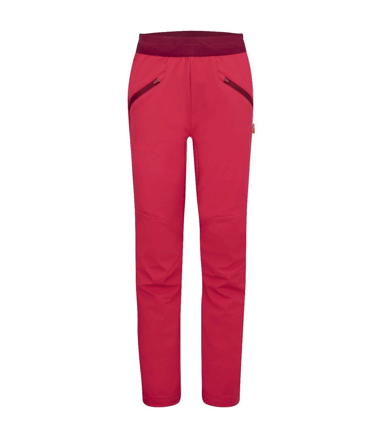 

Тканевые брюки Trollkids Boulder pant Tronfjell, цвет Rubinrot/Magenta
