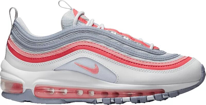 

Детские кроссовки Nike Air Max 97 для начальной школы, белый/коралловый