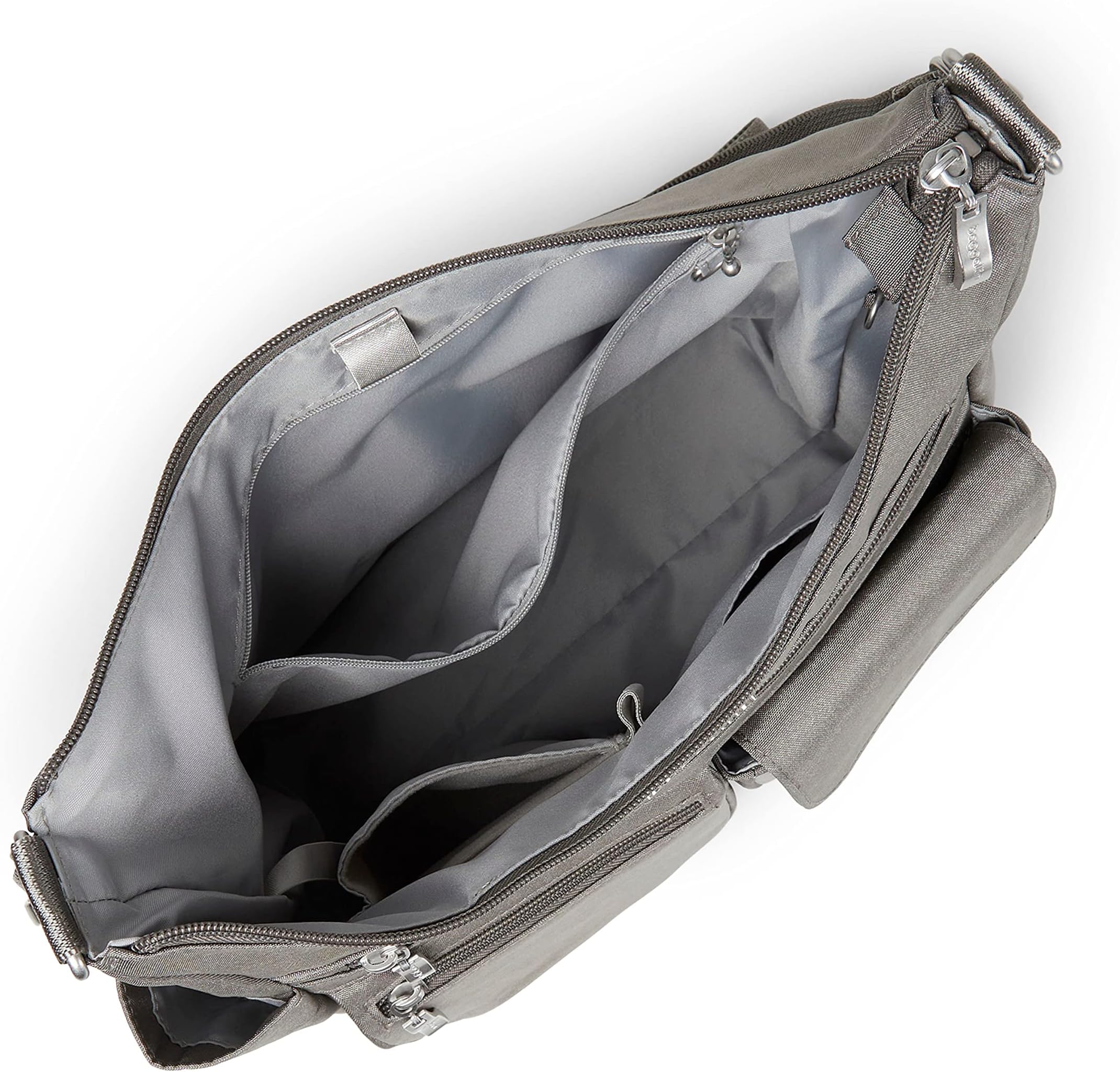 Современная универсальная сумка Baggallini, цвет Sterling Shimmer