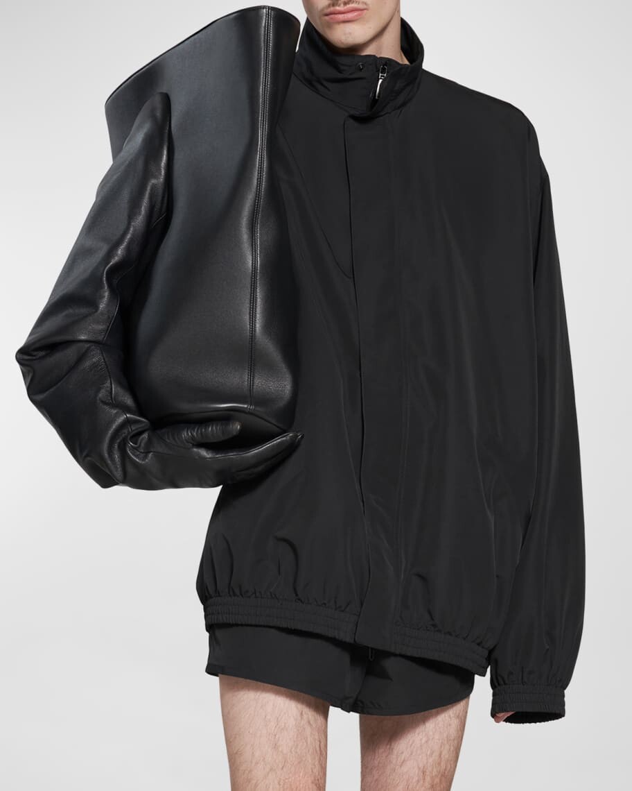 

Мужская минималистичная спортивная куртка Balenciaga, Черный