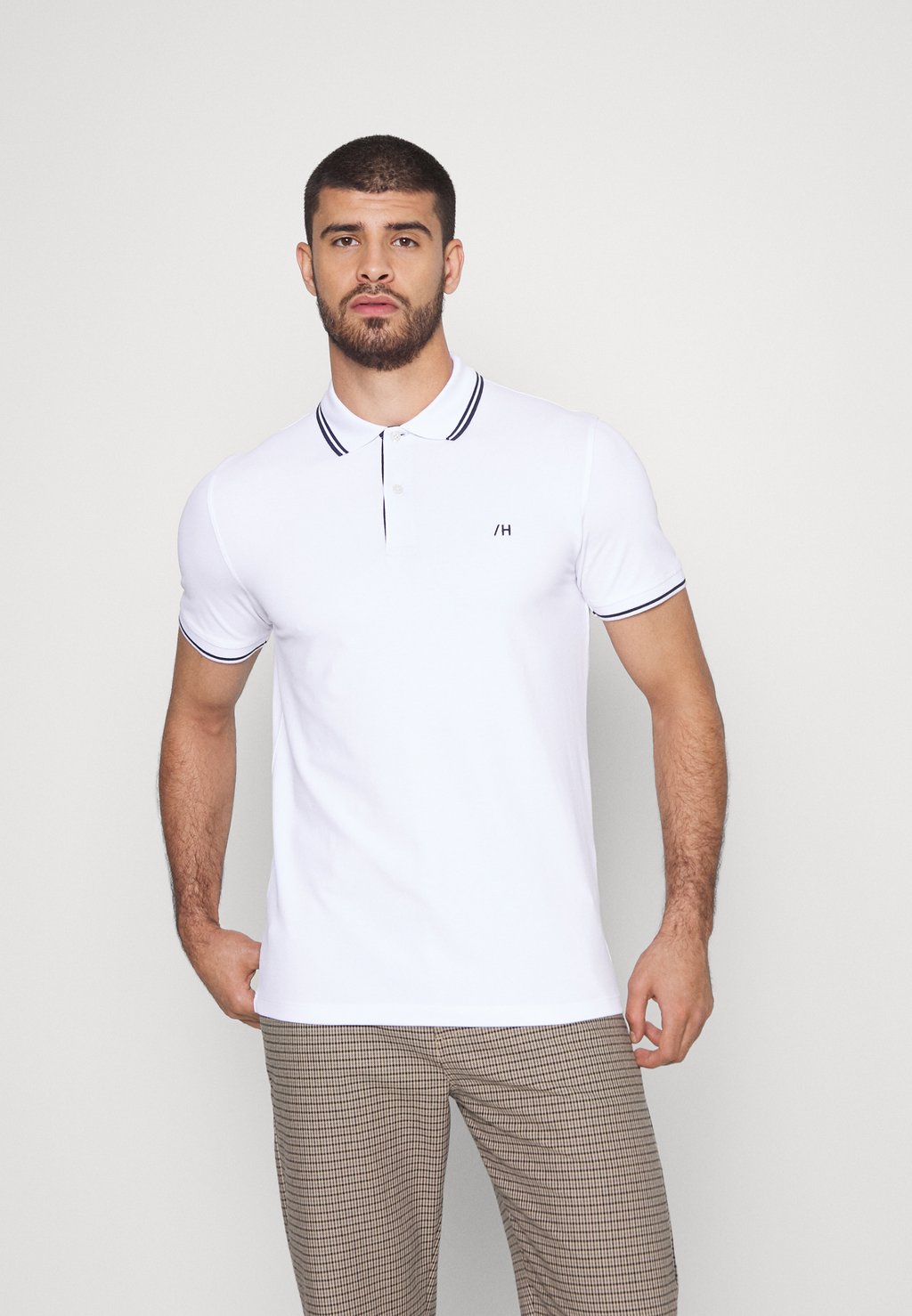 

Поло SLHAZE SPORT SS Selected Homme, белый