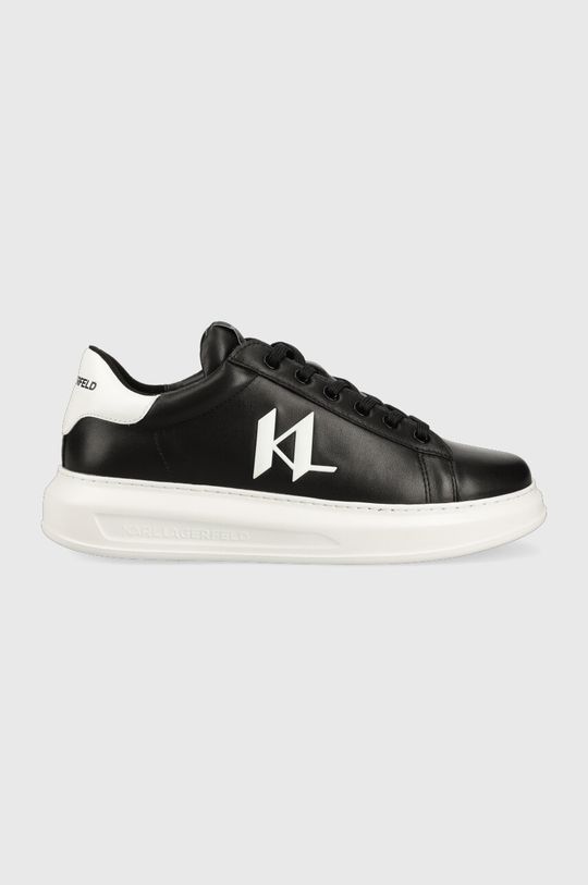 Кожаные кроссовки KAPRI MENS Karl Lagerfeld, черный кроссовки kapri mens karl lagerfeld черный