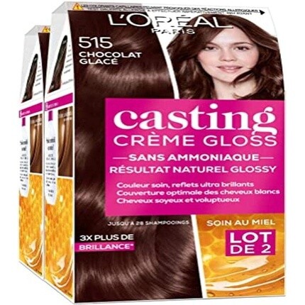 

Paris Casting Crёme Gloss Безаммиачные мерцающие тона 515 Chocolat Glac, Casting Creme Gloss