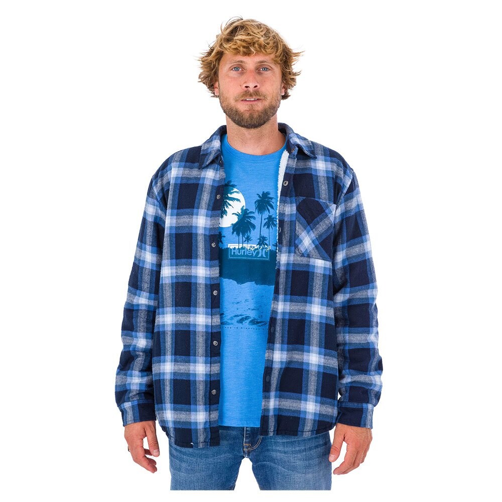 

Рубашка с длинным рукавом Hurley Portland Sherpa, разноцветный