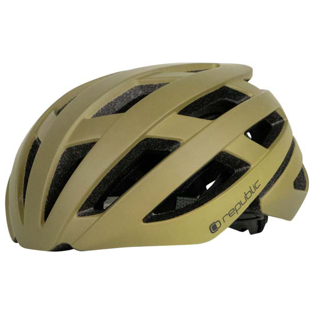 Велосипедный шлем Republic Bike Helmet R410, оливковый шлем bauer prodigy helmet blk ns