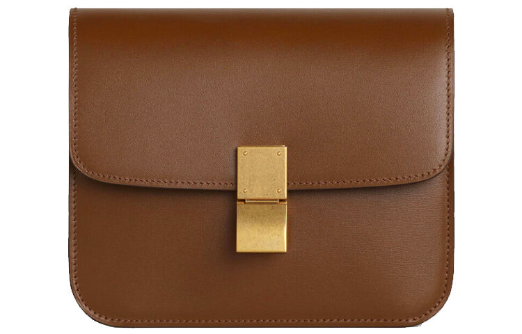 

Сумка CELINE Wmns классическая на одно плечо из коровьей кожи, коричневый