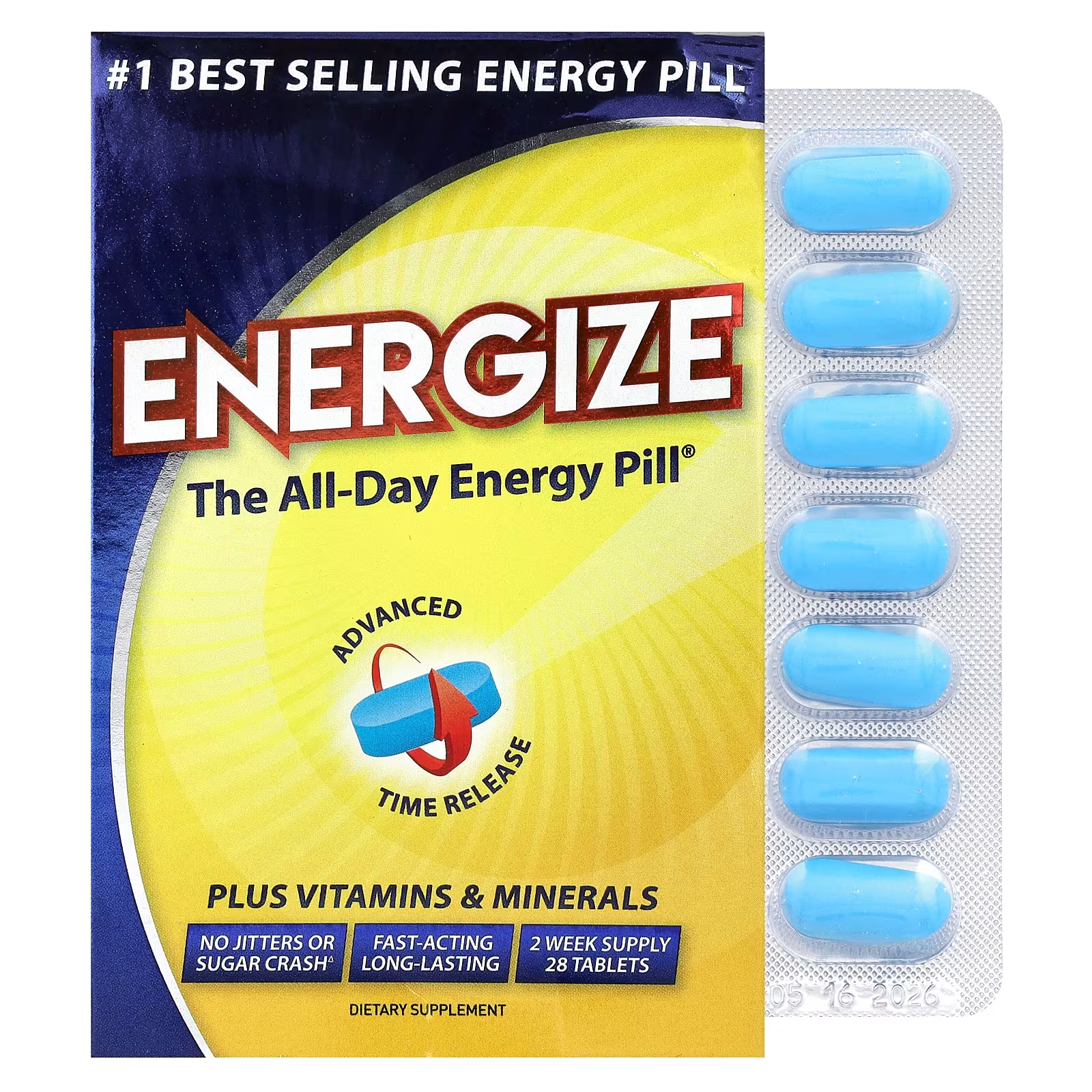 Пищевая добавка Isatori Energize The All-Day Energy Pill, 28 таблеток