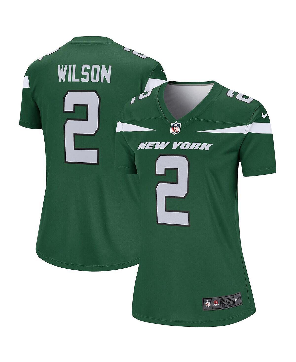 

Женская футболка Zach Wilson Gotham Green New York Jets Legend Nike, зеленый