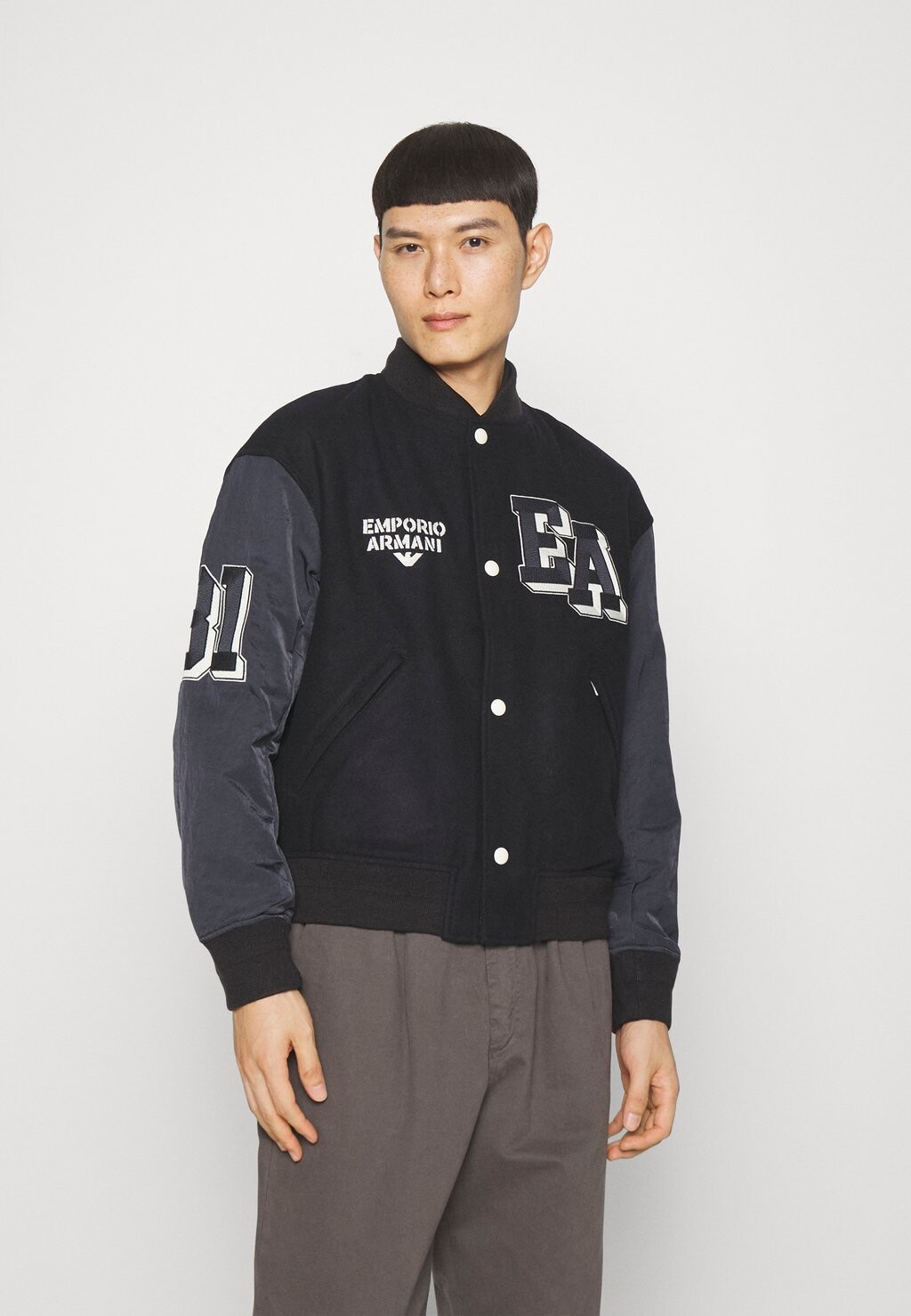

Куртка-бомбер Blouson Emporio Armani, цвет blu navy